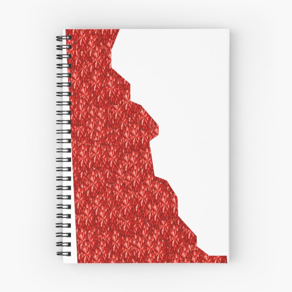 Item preview, Red Rhinestone Delaware designed and sold by TheIconSmith.