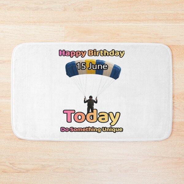 Item preview, Birthday Parachutist 15 June designed and sold by ariksworld.