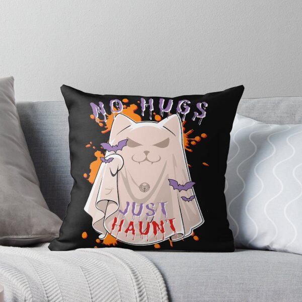 Item preview, No Hugs, Just Haunt — Spooky-Cute Attitude designed and sold by NekoPrintStudio | NEOKOt.