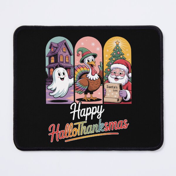 Item preview, Happy HalloThanksmas Funny Holiday Mashup Design designed and sold by Betsytiptoe.