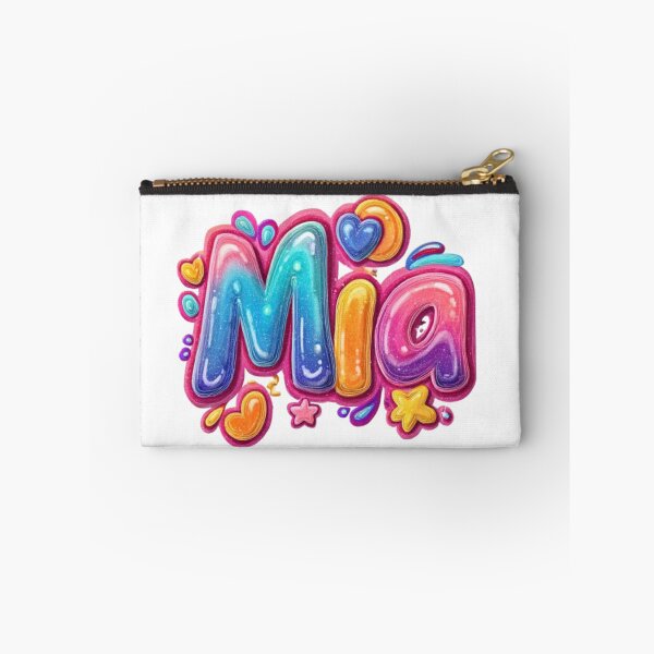 Item preview, Mia – Colorful 3D Lettering Design designed and sold by AlexLineArt.