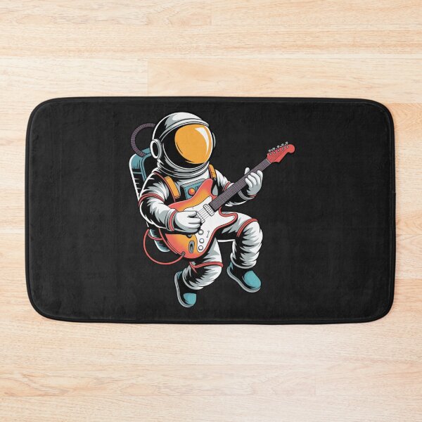 Item preview, Guitar Hero Astronaut – Futuristic Space Rock Music Design designed and sold by ColorSplash123.
