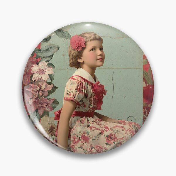 Item preview, Whimsical Cherry Girl Collage designed and sold by bapupa.