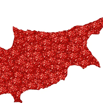Artwork thumbnail, Red Rhinestone Cyprus by TheIconSmith