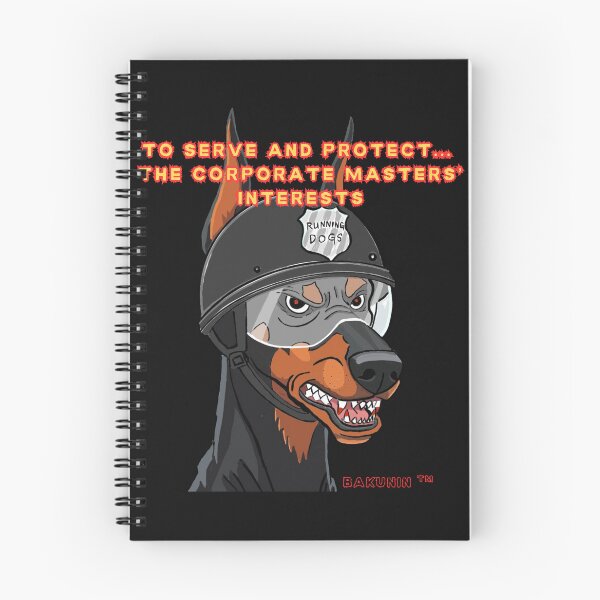 Item preview, TO SERVE AND PROTECT THE MASTERS SOCIAL COMMENT designed and sold by Arty-Coop.