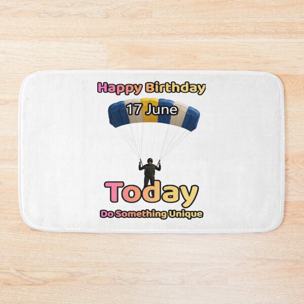 Item preview, Birthday Parachutist 17 June designed and sold by ariksworld.