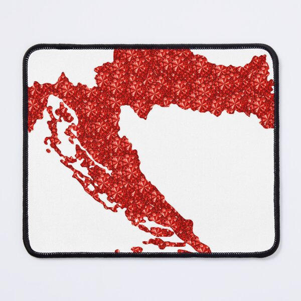 Item preview, Red Rhinestone Croatia designed and sold by TheIconSmith.