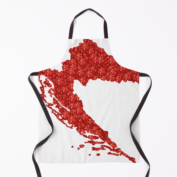 Item preview, Red Rhinestone Croatia designed and sold by TheIconSmith.
