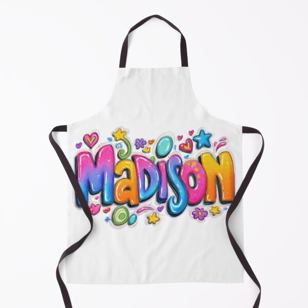 Item preview, Madison – Colorful 3D Lettering Design designed and sold by AlexLineArt.