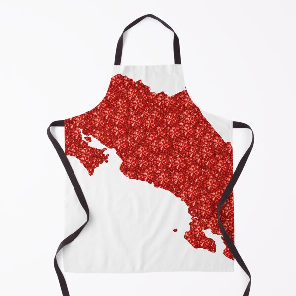Item preview, Red Rhinestone Costa Rica designed and sold by TheIconSmith.
