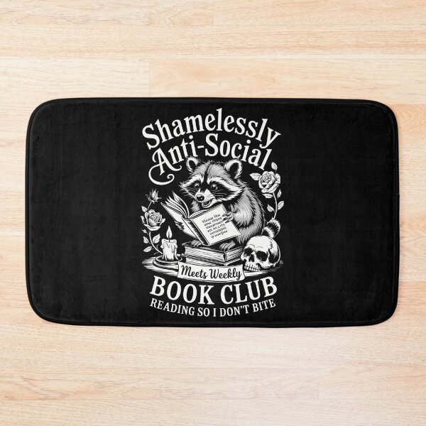 Item preview, Book Lover Reading Bookish Anti-Social designed and sold by DoorwayThreads.