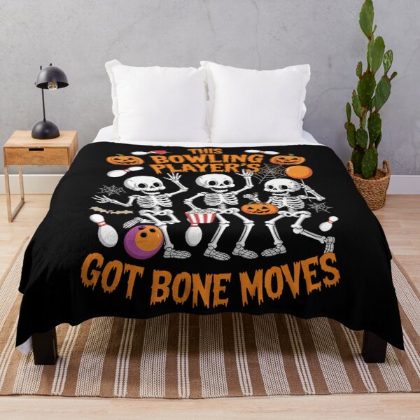 Item preview, Bowling Player_s Halloween Horror Skeleton designed and sold by DoorwayThreads.