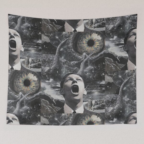 Item preview, Terrifying Cosmic Horror Collage designed and sold by bapupa.