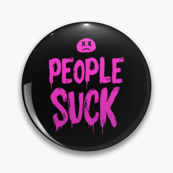 Item preview, Graffiti Style People Suck Typography designed and sold by FriskySloths.