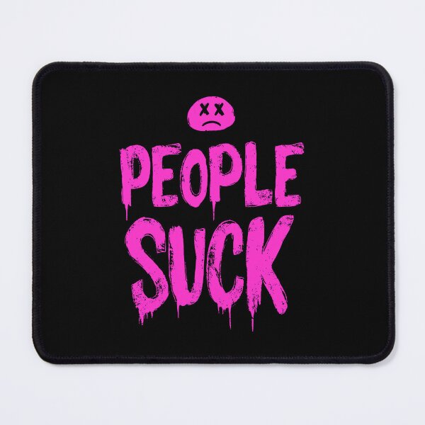 Item preview, Graffiti Style People Suck Typography designed and sold by FriskySloths.