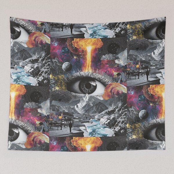 Item preview, Eldritch Cosmic Horror Collage designed and sold by bapupa.