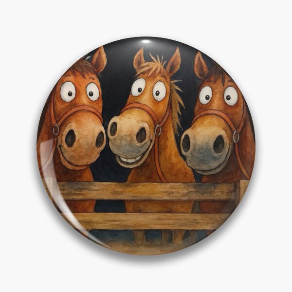 Item preview, Cute Horses ' We’re Ready! ' Designs BY SHiRLeY MacARTHuR designed and sold by Shirley MacArthur Art.
