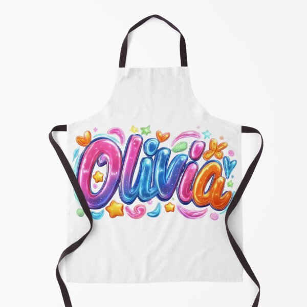Item preview, Olivia – Colorful 3D Lettering Design designed and sold by AlexLineArt.