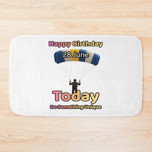 Item preview, Birthday Parachutist 28 June designed and sold by ariksworld.