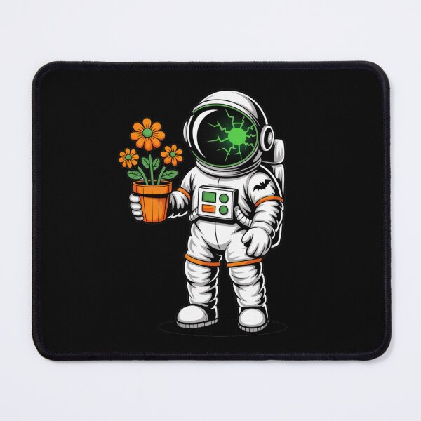Item preview, Halloween Flowers Astronaut  – Spooky Pumpkin Flower Pot Space Design designed and sold by ColorSplash123.