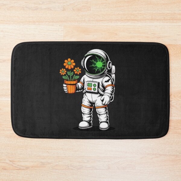 Item preview, Halloween Flowers Astronaut  – Spooky Pumpkin Flower Pot Space Design designed and sold by ColorSplash123.