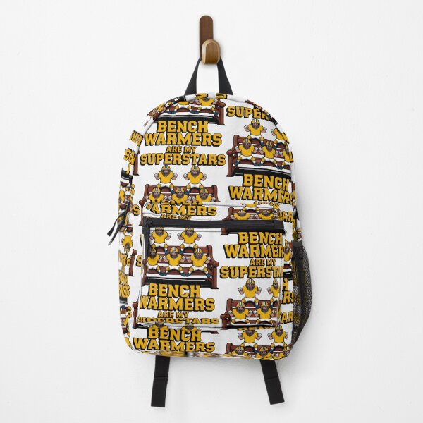 Item preview, Fantasy Football Humor with Team in Yellow Jerseys and Bench Scene designed and sold by SplashTastic.