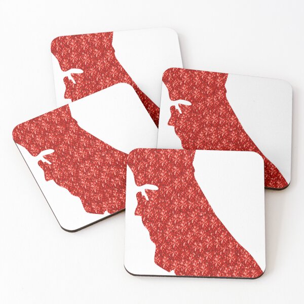 Item preview, Red Rhinestone California designed and sold by TheIconSmith.