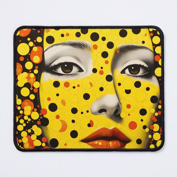 Item preview, POLKA DOT PORTRAIT OF A BEAUTIFUL GIRL designed and sold by infinitearte.