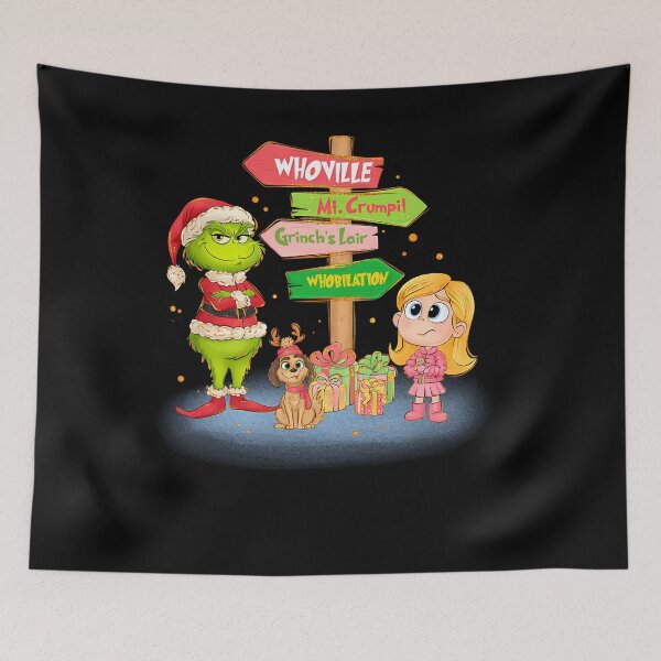 Item preview, Green Retro Mischief Christmas Cartoon designed and sold by ExcitingWright.