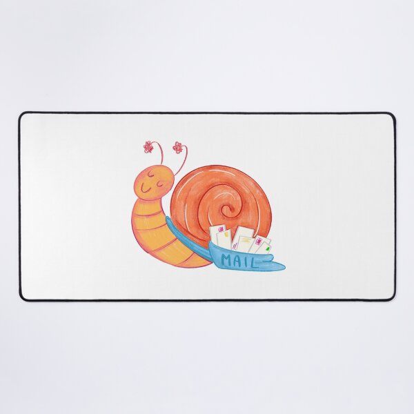 Item preview, Cute snail mail digital illustration for pen pals designed and sold by Halcart.