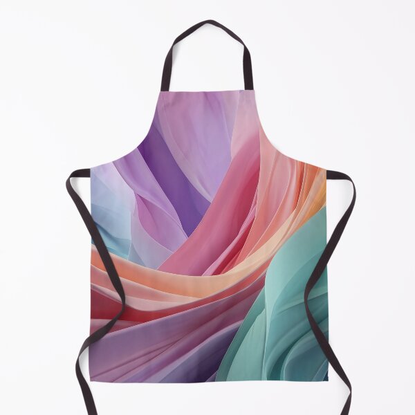 Item preview, Abstract Pastel Fabric Waves designed and sold by Jirka Svetlik, Studio Illuvision.
