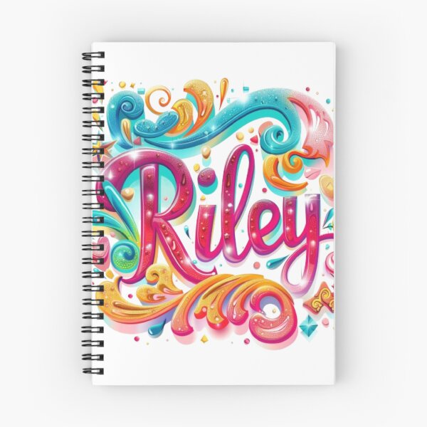 Item preview, Riley – Vibrant 3D Name Lettering Design designed and sold by AlexLineArt.