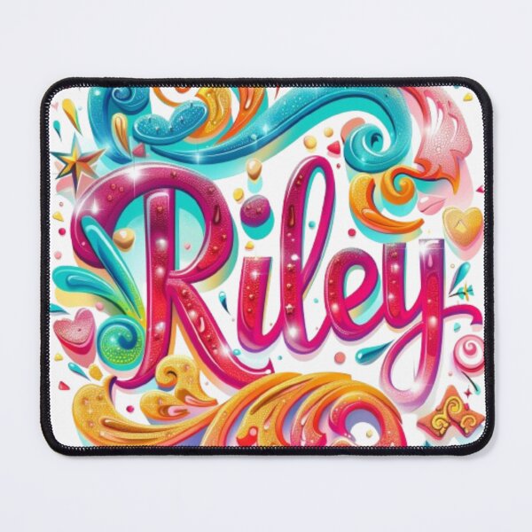 Item preview, Riley – Vibrant 3D Name Lettering Design designed and sold by AlexLineArt.