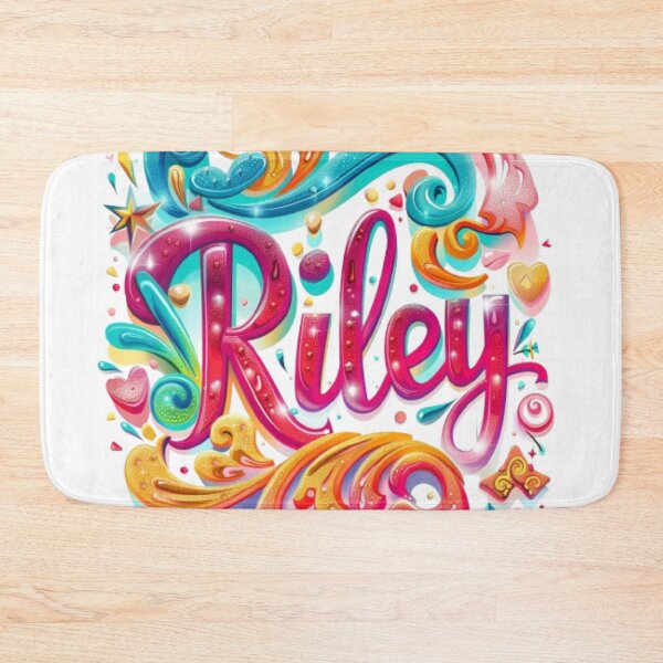 Item preview, Riley – Vibrant 3D Name Lettering Design designed and sold by AlexLineArt.