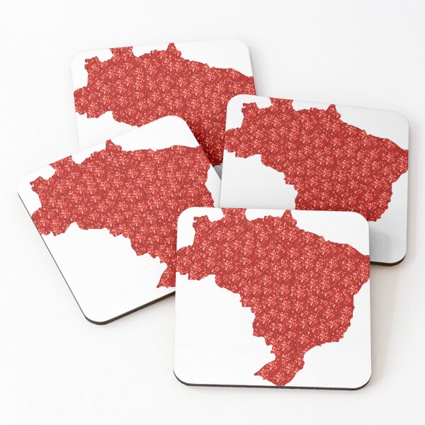 Item preview, Red Rhinestone Brazil designed and sold by TheIconSmith.