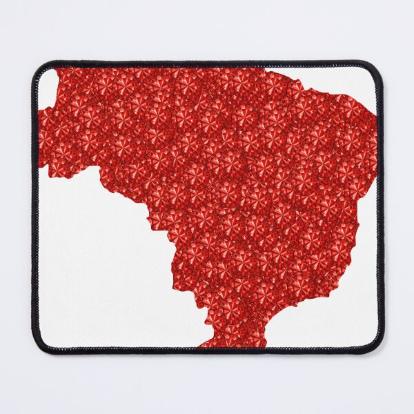 Item preview, Red Rhinestone Brazil designed and sold by TheIconSmith.