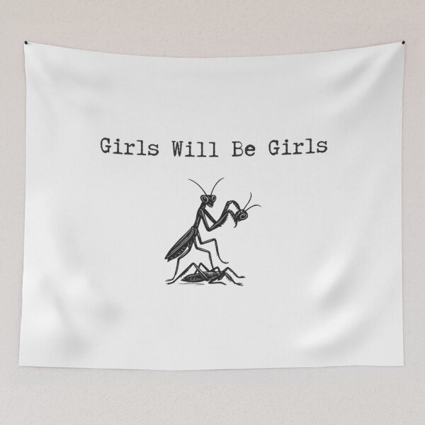 Item preview, Girl Will Be Girls Praying Mantis designed and sold by Tae-bois.