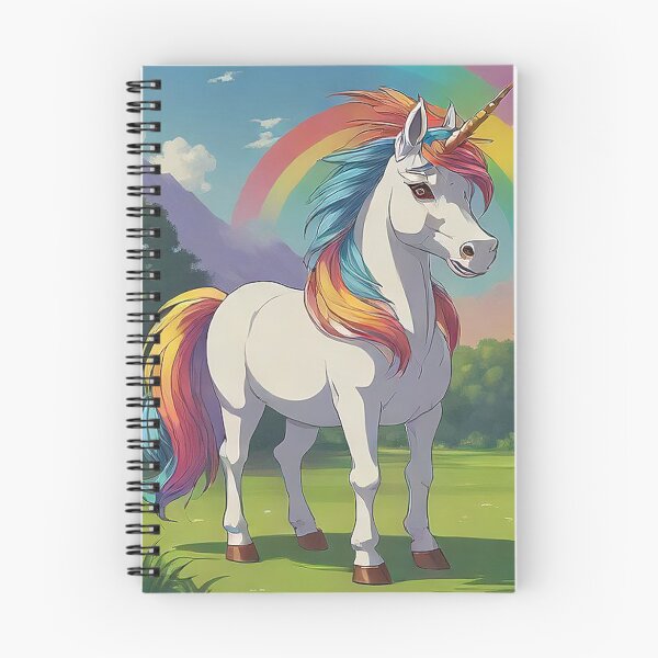 Aperçu de l'œuvre La Licorne Arc-en-Ciel créée et vendue par AnGodeSign.