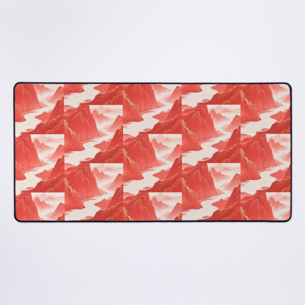 Item preview, Crimson River Passage Through Golden Peaks designed and sold by zzz888.