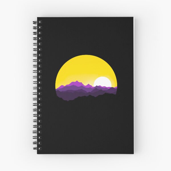 Item preview, Nonbinary pride landscape - subtle pride design designed and sold by ggargoyles.