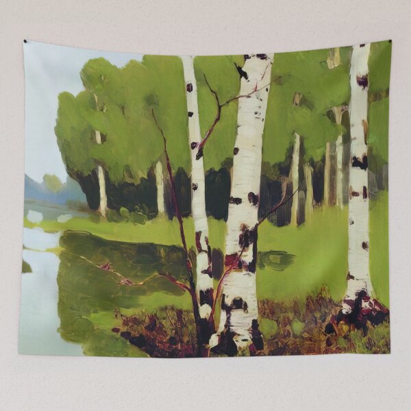Item preview, Birches By Arkhyp Kuindzhi designed and sold by Qinmert.