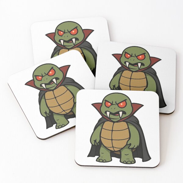 Item preview, Vampire Turtle in Cape – Funny Halloween Creature designed and sold by Confuzz1ed.