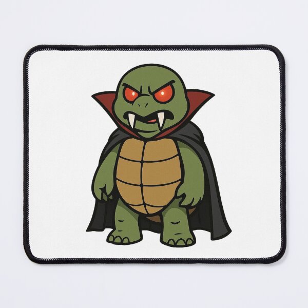 Item preview, Vampire Turtle in Cape – Funny Halloween Creature designed and sold by Confuzz1ed.