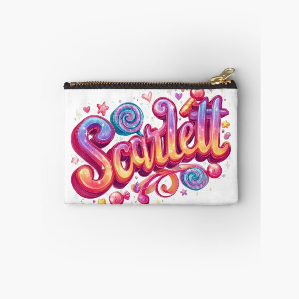 Item preview, Scarlett – Candy Style 3D Name Lettering Design designed and sold by AlexLineArt.