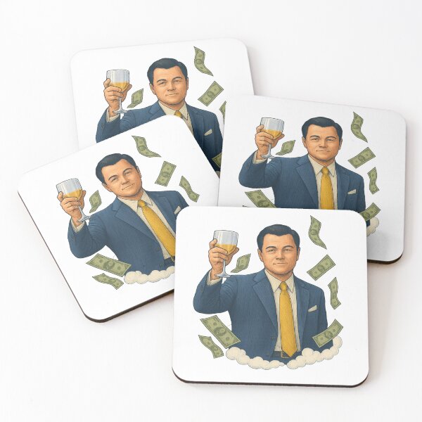 Item preview, The Wolf of Wall Street Inspired – Jordan Belfort Money Celebration Art designed and sold by EternalVibes™.