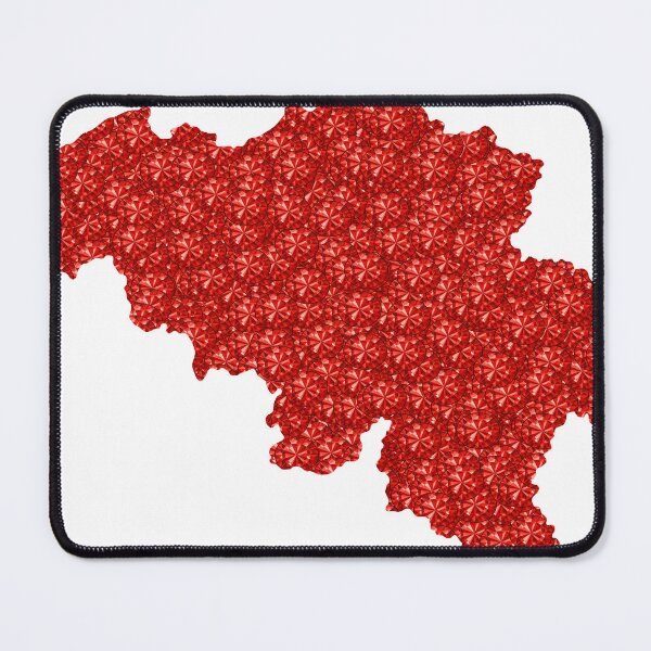Item preview, Red Rhinestone Belgium designed and sold by TheIconSmith.