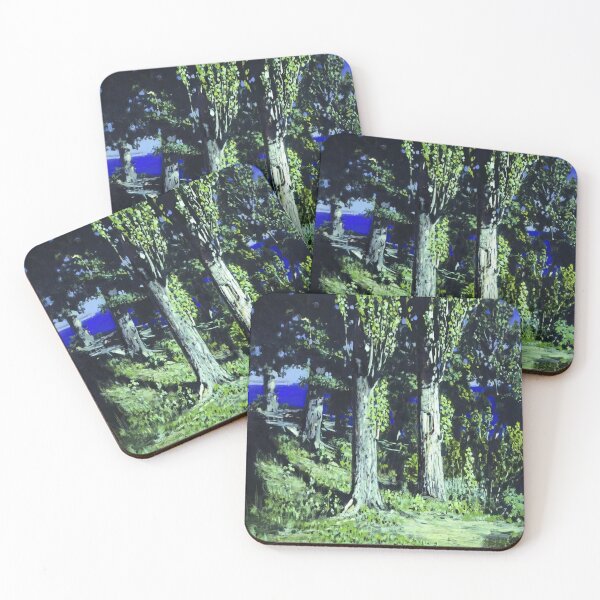 Item preview, Cypresses On A Seashore The Crimea By Arkhyp Kuindzhi designed and sold by Qinmert.