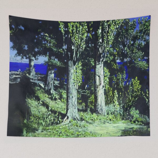 Item preview, Cypresses On A Seashore The Crimea By Arkhyp Kuindzhi designed and sold by Qinmert.