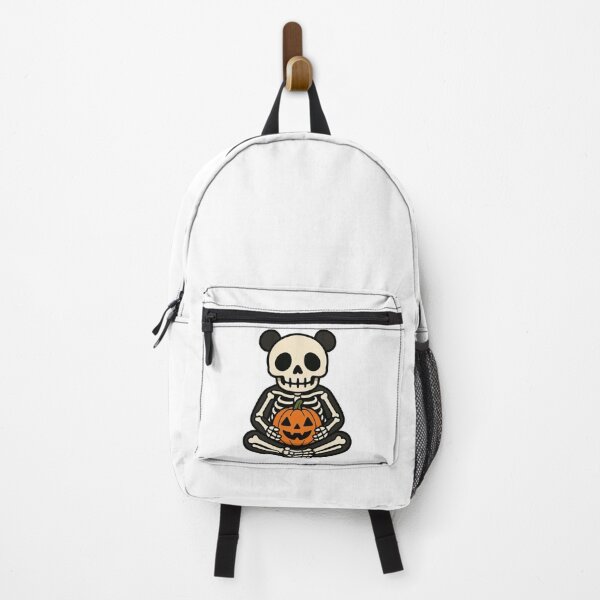 Item preview, Skeleton Panda with Jack-O’-Lantern – Spooky Halloween Design designed and sold by Confuzz1ed.