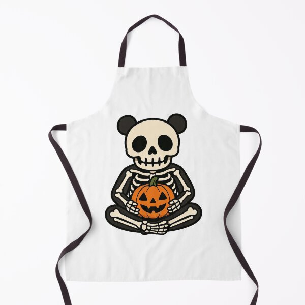 Item preview, Skeleton Panda with Jack-O’-Lantern – Spooky Halloween Design designed and sold by Confuzz1ed.